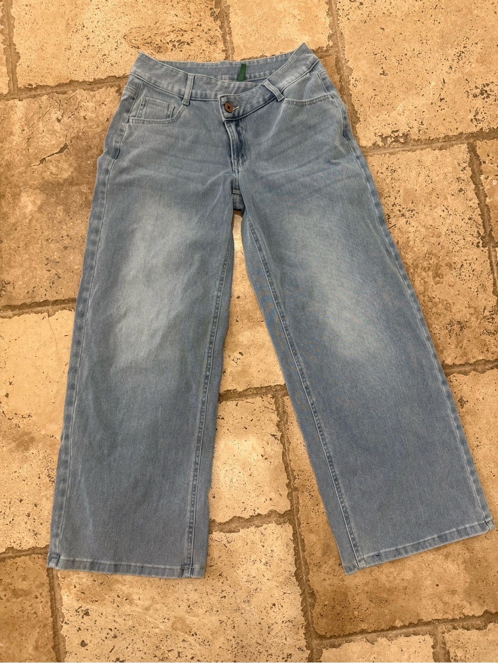HALARA Light Blue Wide-Leg Jeans